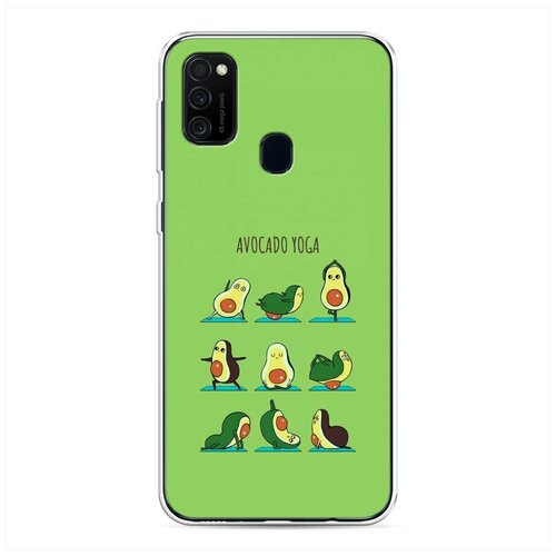 фото Силиконовый чехол "авокадо йога" на samsung galaxy m21 / самсунг галакси м21 case place