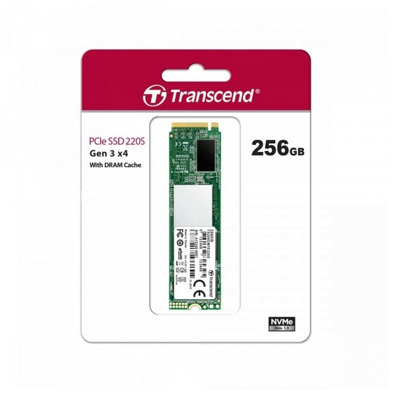 Твердотельный накопитель Transcend M.2 TS256GMTE220S - фотография № 10