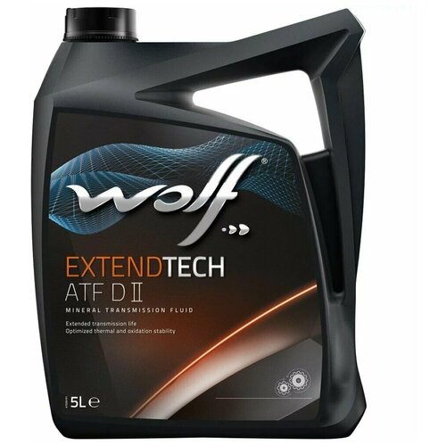 фото Масло трансмиссионное wolf extendtech atf dii 5л/4 wolf oil