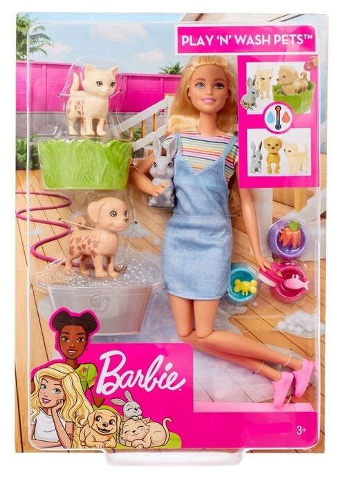 Набор игровой Barbie Домашние питомцы 23 см - фото №3