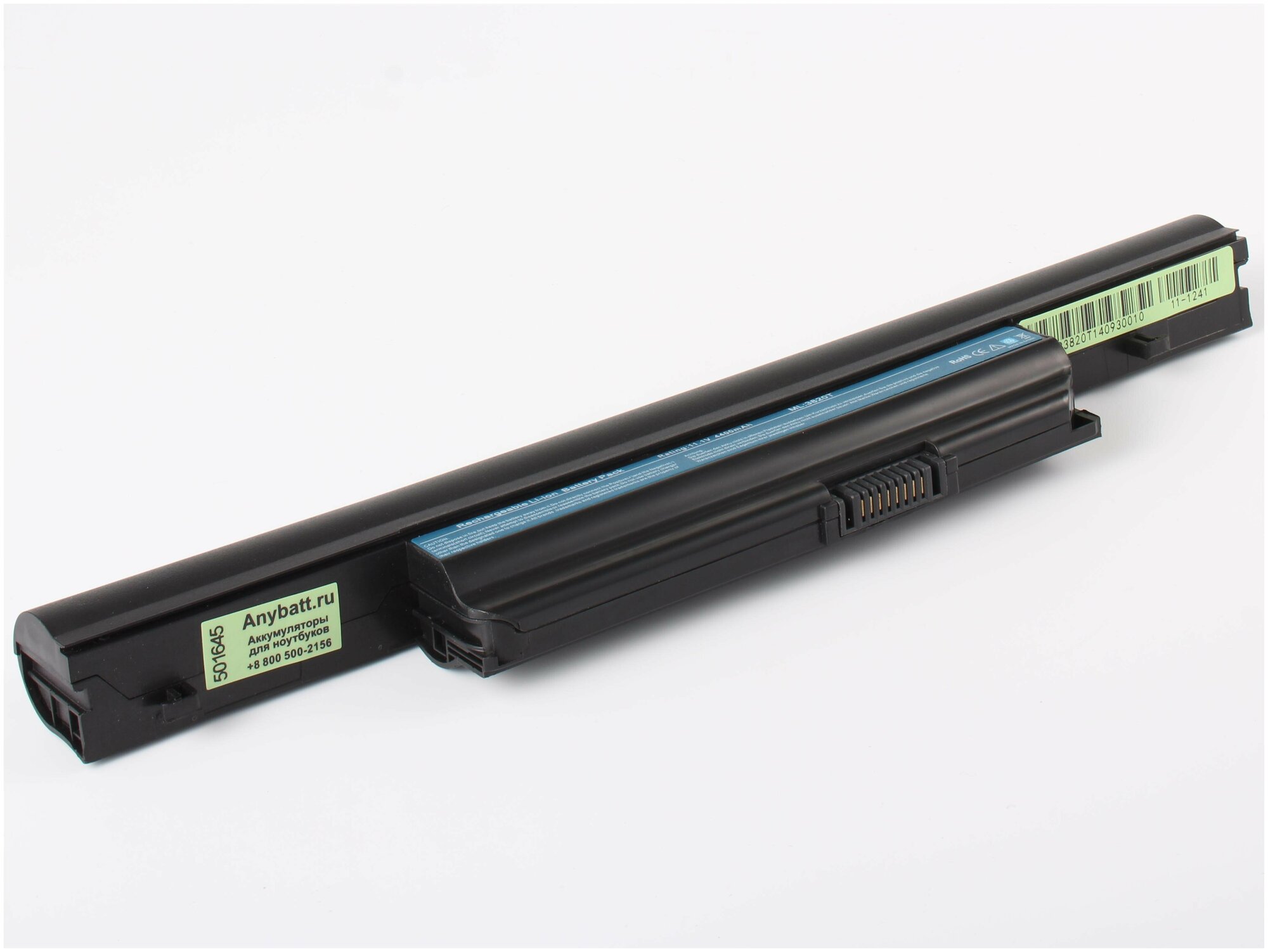 Аккумуляторная батарея Anybatt 11-U1-1241 4400mAh для Acer Aspire 5553G, Aspire 3820T, Aspire 4820TG, Aspire 5820TG, Aspire 5745G, Aspire 7250, Aspire 5625G, Aspire 7250G, Aspire 7745G, Aspire 4820T, Aspire 5745, Aspire 5745DG, Aspire 3820