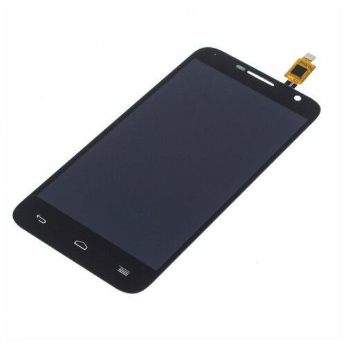 дисплей с тачскрином для alcatel idol 2 mini s 6036y белый ips Дисплей для Alcatel OT-6016 Idol 2 mini / OT-6014 Idol 2 Mini L (в сборе с тачскрином) черный
