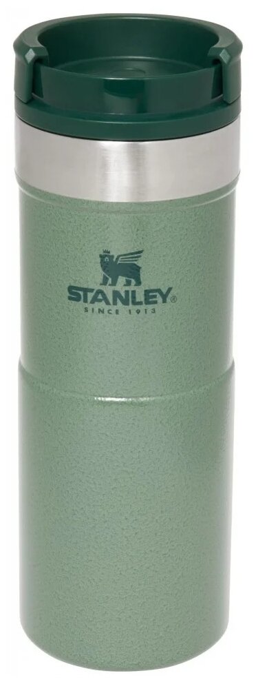 Термокружка 0.35л STANLEY Classic Neverleak - Зеленая (10-09855-006)