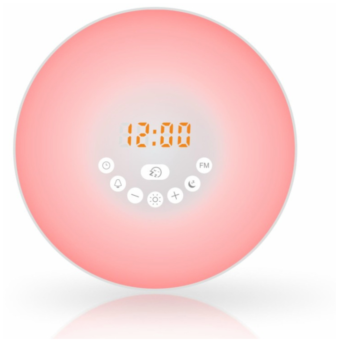 Световой радио будильник ночник с имитацией рассвета и заката Чехол. ру A1300-612 Чехол. ру для спокойного сна