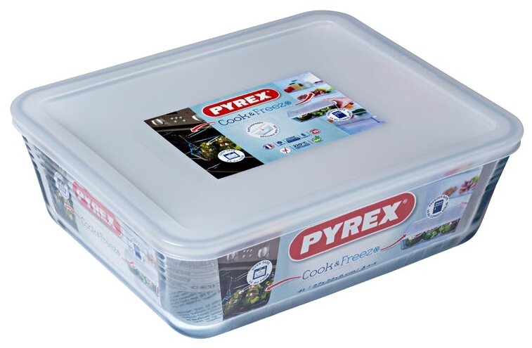 Форма для запекания Pyrex Cook&Freeze, 1 шт., 4 л, 22 см, 27х22 см