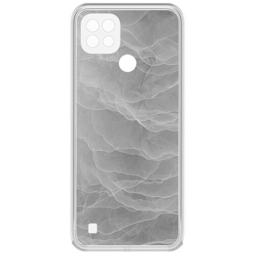 Чехол-накладка Krutoff Clear Case Абстракт туман для Realme C21 чехол накладка krutoff clear case абстракт 10 для realme 6i