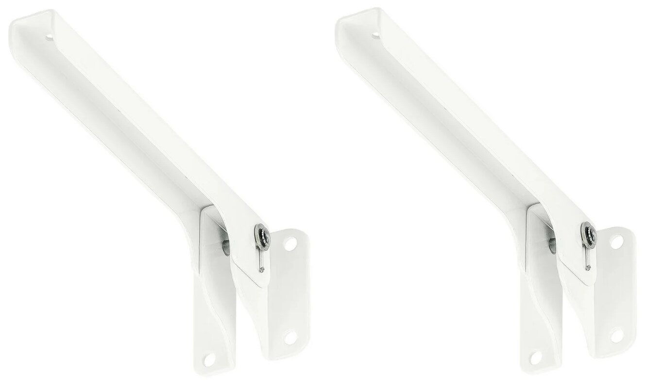 консоль складная VORMANN Klapp, 300х60х47 мм, 50 кг, оцинкованная сталь - фото №1