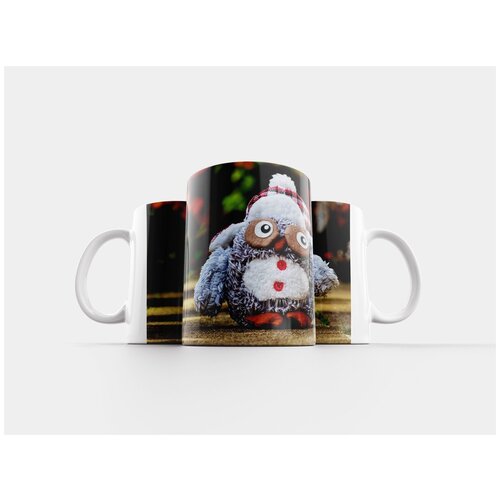 фото Кружка "сова, падение, зима" 320 мл lotsprints