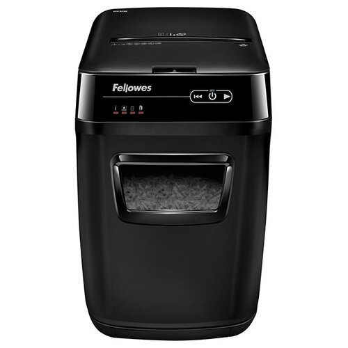 Уничтожитель бумаг Fellowes AutoMax 200C черный пена чистящая fellowes fs 99677