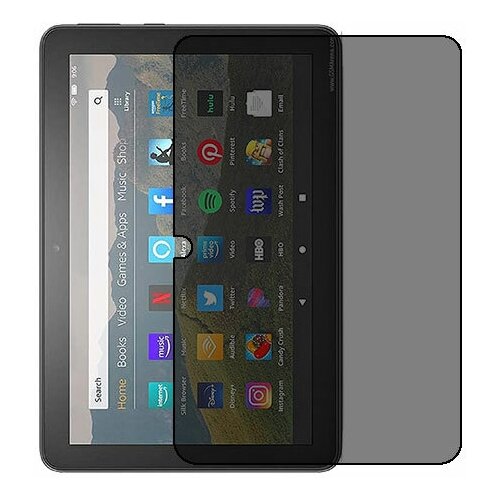 Amazon Fire HD 8 (2020) защитный экран пленка гидрогель конфиденциальность (силикон) Одна штука