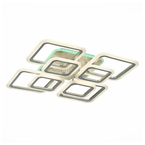 фото Потолочная люстра светодиодная диммируемая с пультом qutro sle200492-08rgb (evoled)