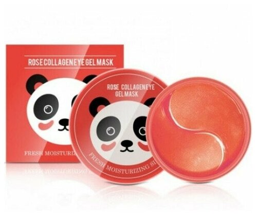 Гидрогелевые патчи с экстрактом розы и коллагеном Sersanlove Rose Collagen Eye Gel Mask, 90г/60шт