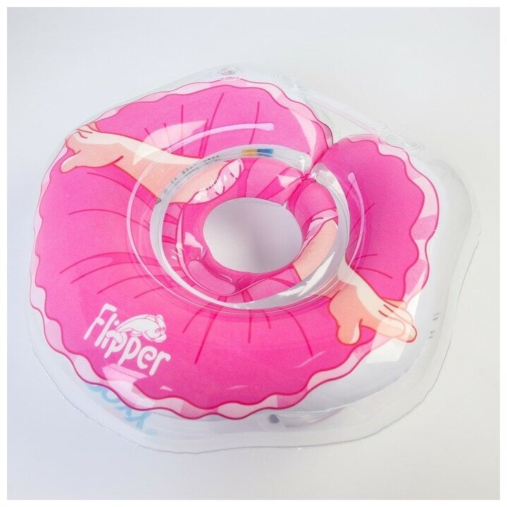 Круг Roxy-Kids, Flipper для купания на шею Балерина розовый - фото №20