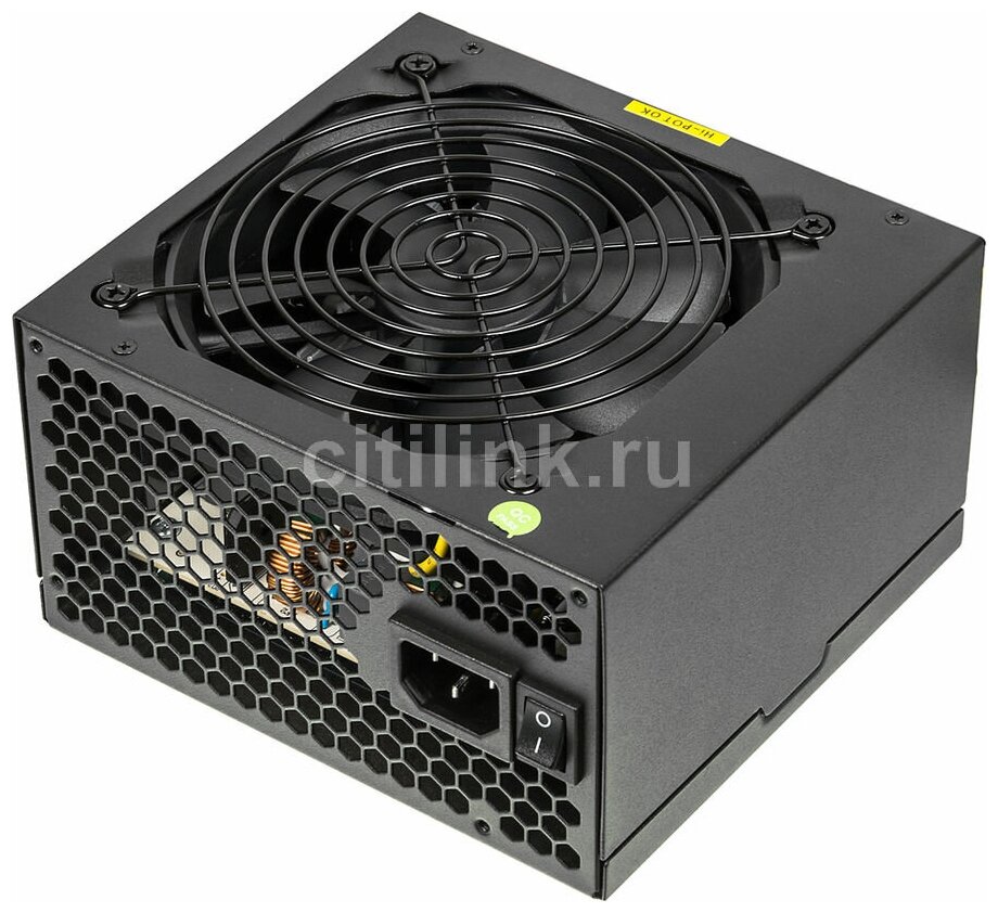 Блок питания Accord ACC-500W-80BR, 500Вт, 120мм, черный, retail