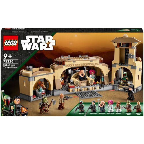 Конструктор LEGO Star Wars 75326 Тронный зал Бобы Фетта, 732 дет. конструктор lego star wars 75326 тронный зал бобы фетта