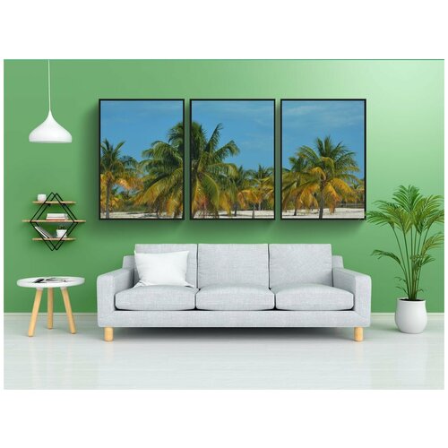 фото Набор модулных постеров для интерьера "куба, солнце, летом" 60x90 см. в тубусе, без рамки lotsprints