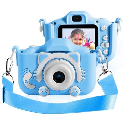 Детский фотоаппарат Foxes голубой 150000₽