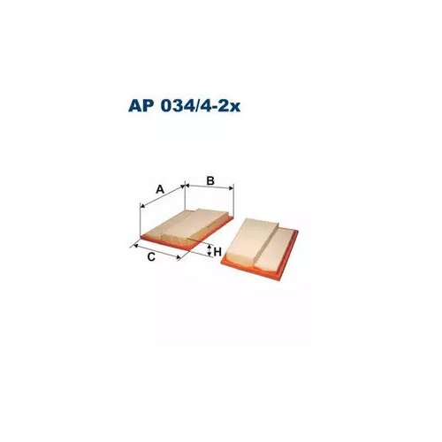 AP 034/4-2X_к-кт фильтров воздушных! 2шт.\ MB W164/W203/W204/W211/W221 2.8CDi/3.2CDi 05> FILTRON AP03442X