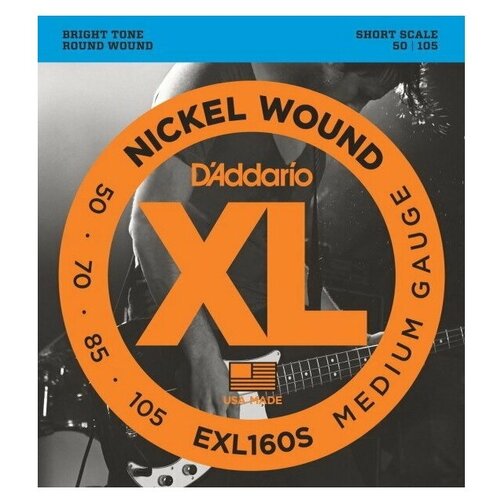 Набор струн D'Addario EXL160S, 1 уп.