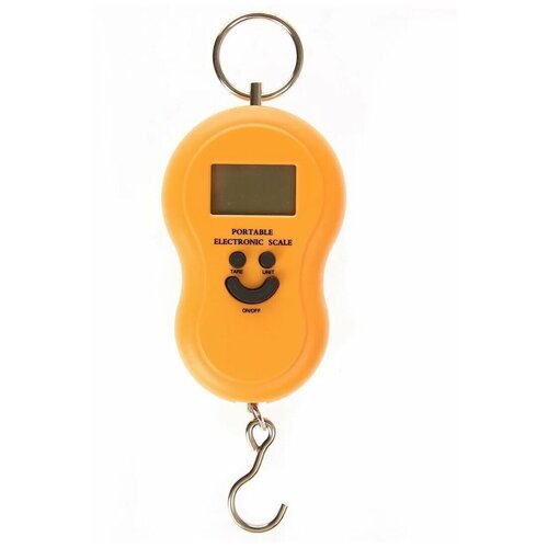 фото Безмен электронный skiico до 50 кг / весы электронные оранжевые