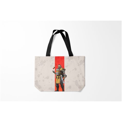 фото Сумка-шоппер / 46х35 см / геймерам / apex legends caustic burnettie