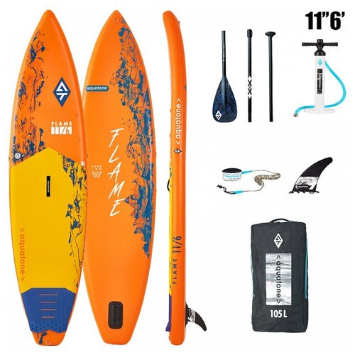 фото Надувная доска sup комплект aquatone flame touring sup 2021 assorted