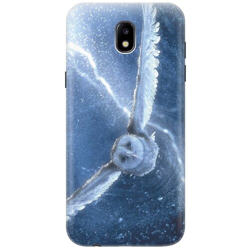 фото Re:paчехол - накладка artcolor для samsung galaxy j5 (2017) с принтом "сова в полёте"