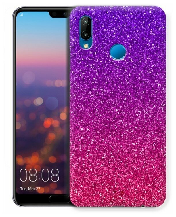 Дизайнерский силиконовый чехол для Huawei P20 Lite Тренд Микс