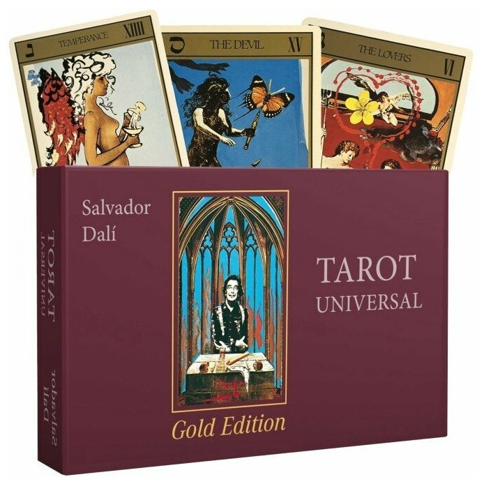 Карты Таро Универсальное Сальвадор Дали Золотое Издание / Salvador Dali Tarot Universal Gold Edition - AGM AGMuller