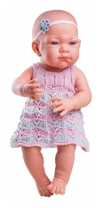Куклы Paola Reina PR5014 Бэби в розовом платье, 36 см