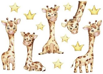 Декоративные наклейки Decoretto "Акварельные жирафы" 50х35 см