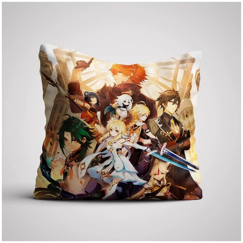 Декоративная подушка Геншин импакт