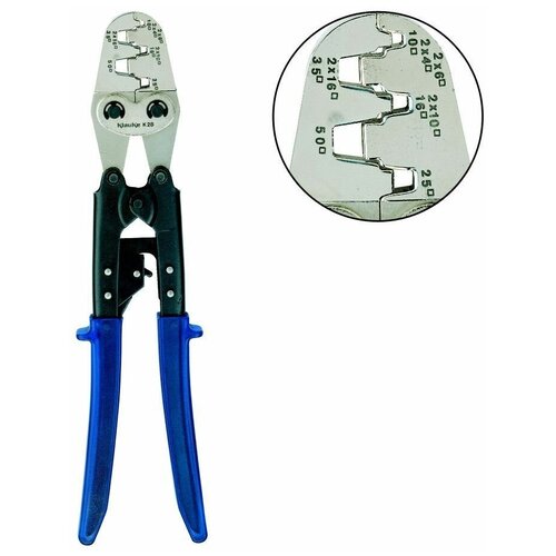 K28 Прессклещи для втулочных наконечников 10 50 мм2 трапеция храпмех