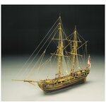 Модель парусного корабля Mantua (Италия), Race Horse, М 1:47, подарочный набор для сборки + паруса, инструменты, краски, лак, клей, MA793-full - изображение