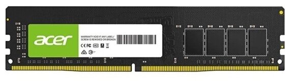 Оперативная память ACER DDR4 UD-100 4GB 2666MHz CL19 12V BL9BWWA219 131000₽