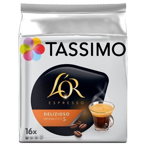 Кофе Tassimo Lor Espresso Delizioso, 16 кап. в уп.