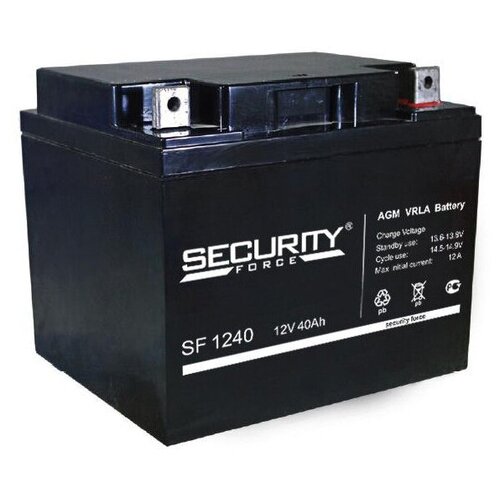 Аккумулятор Security Force 12V 40Ah SF 1240 батарея для ибп security force sf 1265