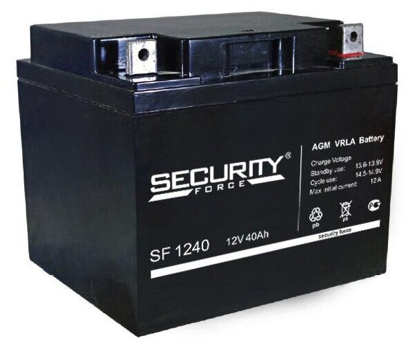 Аккумулятор Security Force 12V 40Ah SF 1240
