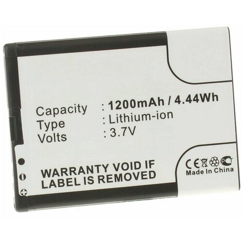 Аккумулятор iBatt iB-U1-M313 1200mAh для BLU Hero 2, для Nokia N8, N8-00, E5-00, N97 Mini, E7-00, RM-555, E5, E7, T7,