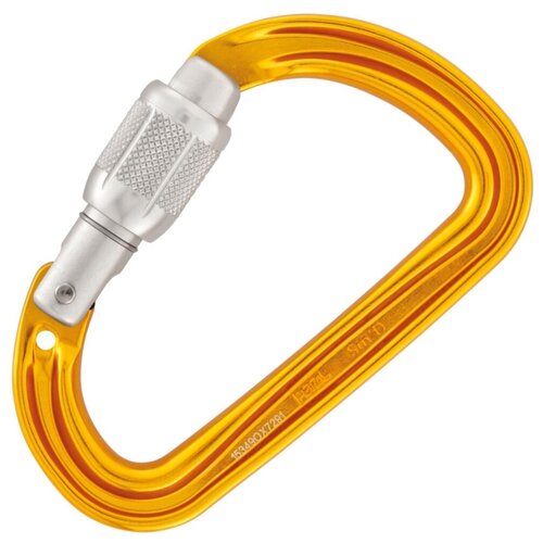 Карабин Sm'D SL | Petzl (Жёлтый) карабин альпинистский petzl attache screw lock m38a sl