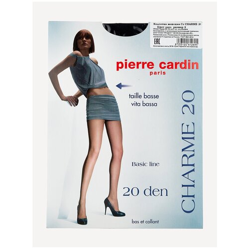 Колготки Pierre Cardin Charme, 20 den, размер 4, черный