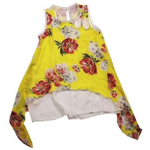 фото Платье техноткань размер 128, желтый