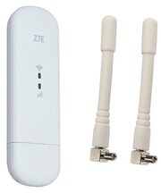 3G 4G модем с WiFi ZTE 79RU / ZTE79U с штыревыми антеннами 3dB TS9
