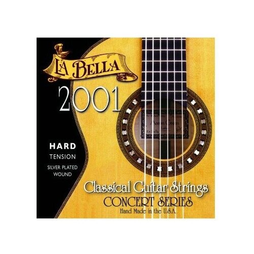 Струны для классической гитары LaBella 2001 Hard la bella classical flamenco hard tension 2001 струны для классической гитары