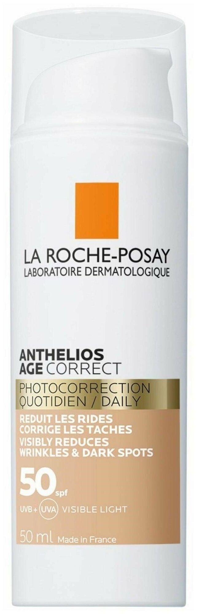 La Roche-Posay Антгелиос-21 Антивозрастной СС крем для лица SPF50, 50 мл (La Roche-Posay, ) - фото №1