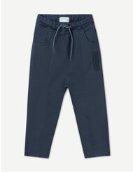 Тёмно-синие джинсы Loose из твила для мальчика Gloria Jeans, размер 18-24мес/92