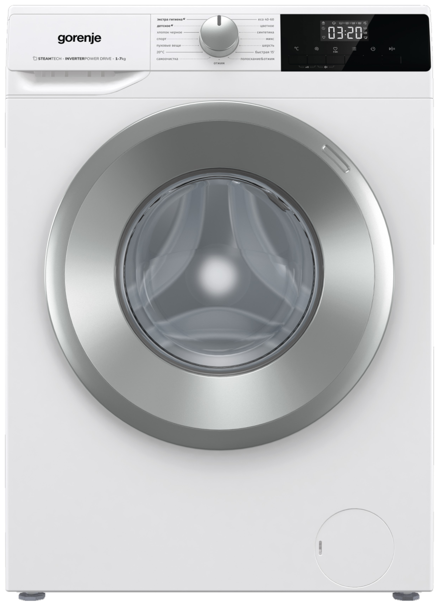 Стиральная машина Gorenje W2NHPI72SCS с обработкой паром