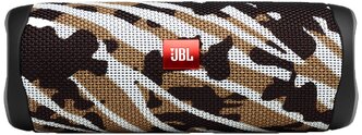 Портативная акустика JBL Flip 5 Black Star, 20 Вт, черный/белый/коричневый