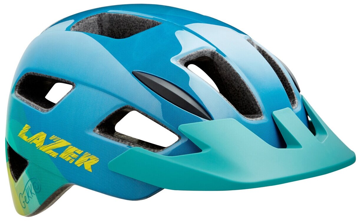 Спортивный шлем для детей / Детский велосипедный шлем Lazer Kids Gekko MIPS цвет синий/желтый размер U