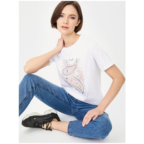 фото Футболка baon, размер m, белый